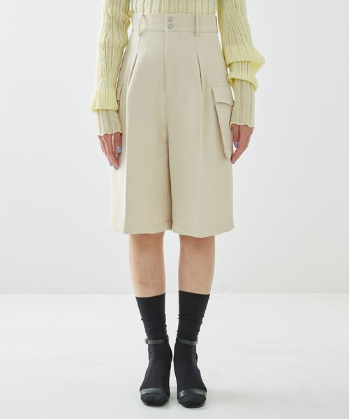 Firsthand（ファーストハンド）の「Firsthand/ファーストハンド 2WAY カーゴパンツ / セットアップ対応（カーゴパンツ・レディース・ブラック/ベージュ・36/34）」の12枚目の写真