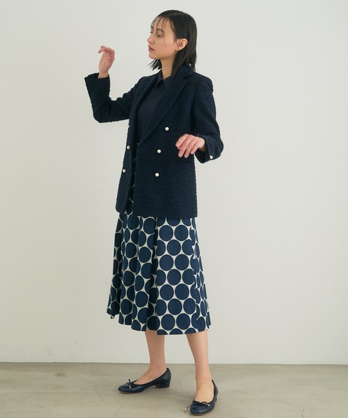 ANAYI（アナイ）の「ジャガードツィードダブル ジャケット（その他