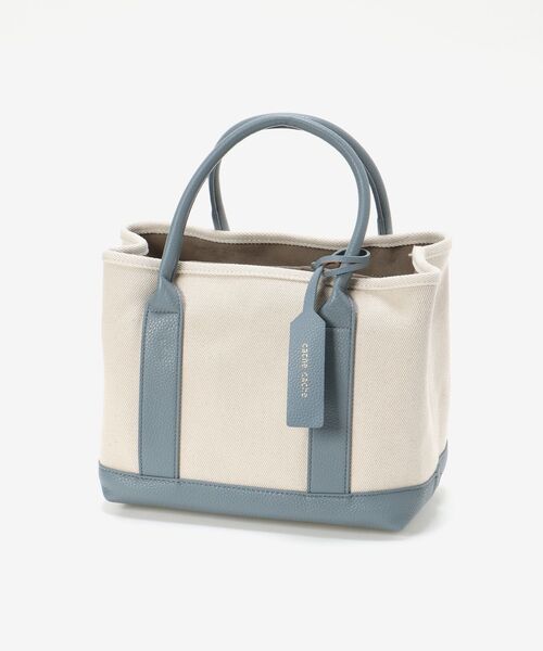 le.coeur blanc（ルクールブラン）の「パーテーションキャンバストート（トートバッグ・レディース・ブラック/シルバー/ブルー/グレイッシュベージュ・FREE）」の16枚目の写真