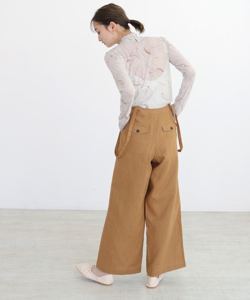 CLEIO（クレイオ）の「【CLEIO】マーブル柄チュールインナー（Tシャツ/カットソー・レディース・アイボリー/グレイッシュベージュ・FREE）」の14枚目の写真