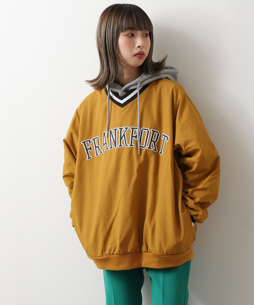 ZIP FIVE（ジップファイブ）の「【loot box】 カレッジナイロンプルオーバー（その他トップス・メンズ・ネイビー/レッド/オフホワイト/サックスブルー/イエロー/グリーン・MEDIUM/LARGE）」の21枚目の写真