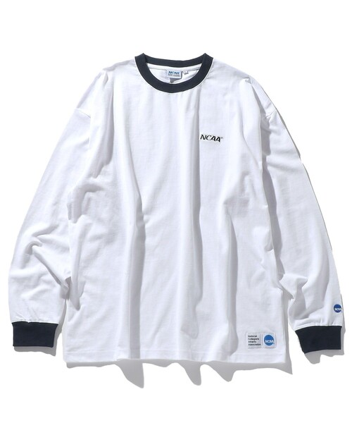 FREAK'S STORE（フリークスストア）の「NCAA/エヌシーエーエー SP LOGOロングスリーブTEE/刺繍（Tシャツ/カットソー・メンズ・グレー/ホワイト/ブラック/その他9/その他15・X-LARGE/MEDIUM/LARGE）」の4枚目の写真
