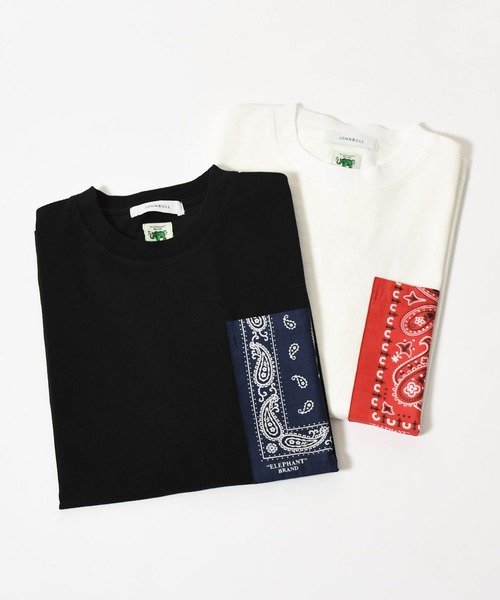 Johnbull(ジョンブル)の「バンダナポケットTシャツ(Tシャツ/カットソー・メンズ・ブラック/ホワイト・SMALL/MEDIUM/LARGE)」の10枚目の写真