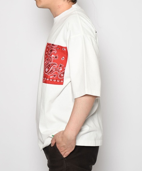 Johnbull(ジョンブル)の「バンダナポケットTシャツ(Tシャツ/カットソー・メンズ・ブラック/ホワイト・SMALL/MEDIUM/LARGE)」の7枚目の写真