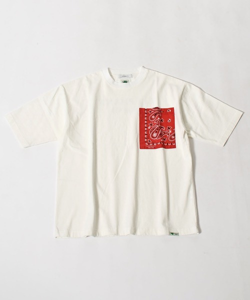 Johnbull(ジョンブル)の「バンダナポケットTシャツ(Tシャツ/カットソー・メンズ・ブラック/ホワイト・SMALL/MEDIUM/LARGE)」の11枚目の写真