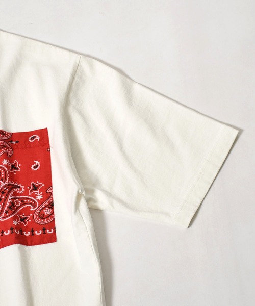 Johnbull(ジョンブル)の「バンダナポケットTシャツ(Tシャツ/カットソー・メンズ・ブラック/ホワイト・SMALL/MEDIUM/LARGE)」の15枚目の写真