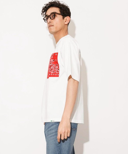 Johnbull(ジョンブル)の「バンダナポケットTシャツ(Tシャツ/カットソー・メンズ・ブラック/ホワイト・SMALL/MEDIUM/LARGE)」の22枚目の写真