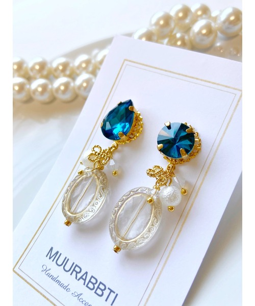 tone(トーン)の「【MUURABBTI】ビジューとアンティークのピアス(MA)(ピアス(両耳用)・レディース・その他/その他2・FREE)」の5枚目の写真