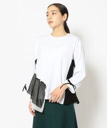 Risley | Risley/リズレー/メッシュドッキング ロングスリーブTシャツ(Tシャツ/カットソー)