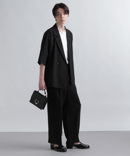 HARE（ハレ）の「【SETUP対応】ベルトワイドトラウザー（その他パンツ・メンズ・ブラック/グレー/ブルー・SMALL/MEDIUM）」の6枚目の写真