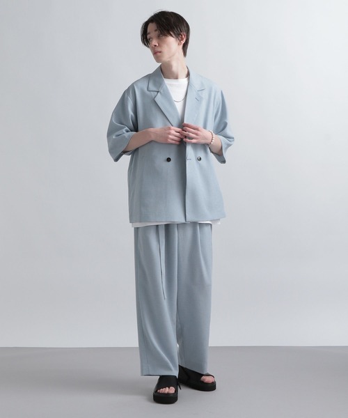 HARE（ハレ）の「【SETUP対応】ベルトワイドトラウザー（その他パンツ・メンズ・ブラック/グレー/ブルー・SMALL/MEDIUM）」の9枚目の写真