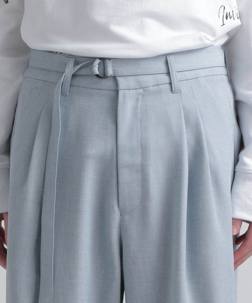 HARE（ハレ）の「【SETUP対応】ベルトワイドトラウザー（その他パンツ・メンズ・ブラック/グレー/ブルー・SMALL/MEDIUM）」の14枚目の写真