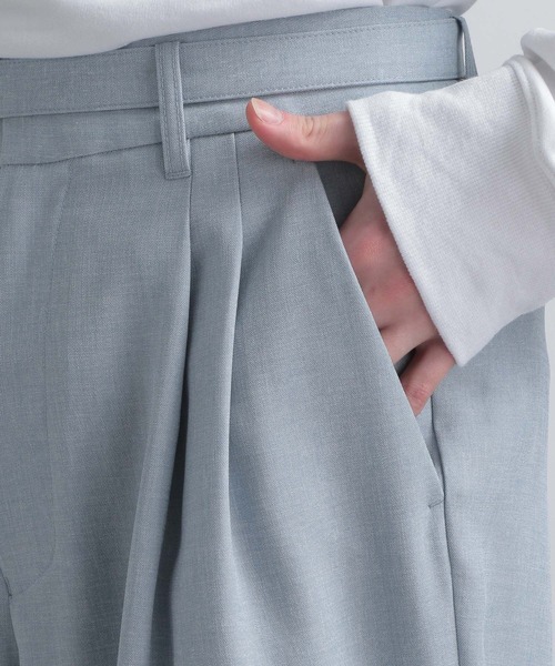 HARE（ハレ）の「【SETUP対応】ベルトワイドトラウザー（その他パンツ・メンズ・ブラック/グレー/ブルー・SMALL/MEDIUM）」の16枚目の写真
