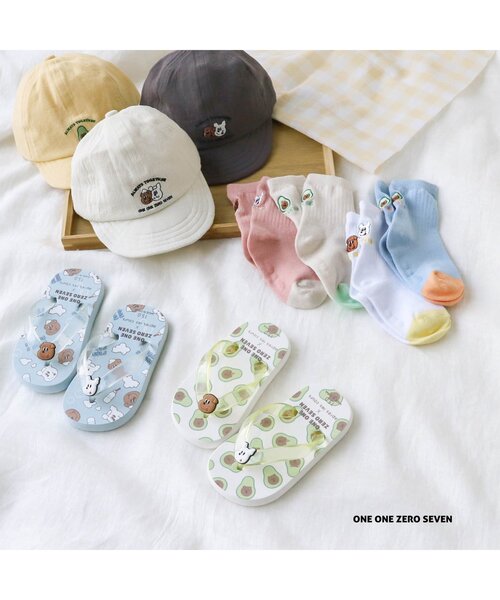 apres les cours(アプレレクール)の「1107 ワンポイントソックス(ソックス/靴下・キッズ・ピンク/オフホワイト/キナリ/サックスブルー・15 /21/12/18/24)」の10枚目の写真