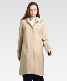 お値下げ！未使用品　トミーヒルフィガー　ステンカラーコート　ベージュ　高級感 TOMMY HILFIGER（トミーヒルフィガー）の「フーデッドステン