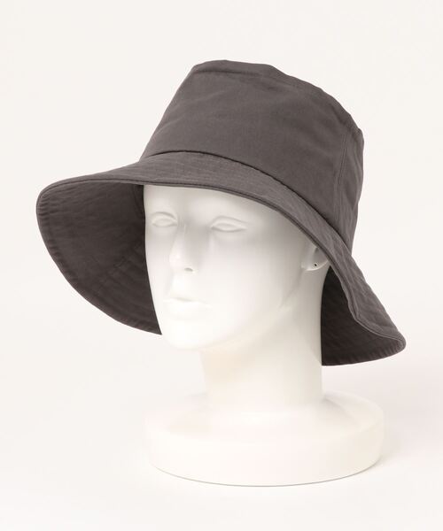 Samansa Mos2（サマンサ モスモス）の「ワイドバケットハット（ハット・レディース・チャコール/キナリ・ﾌﾘ-）」の6枚目の写真