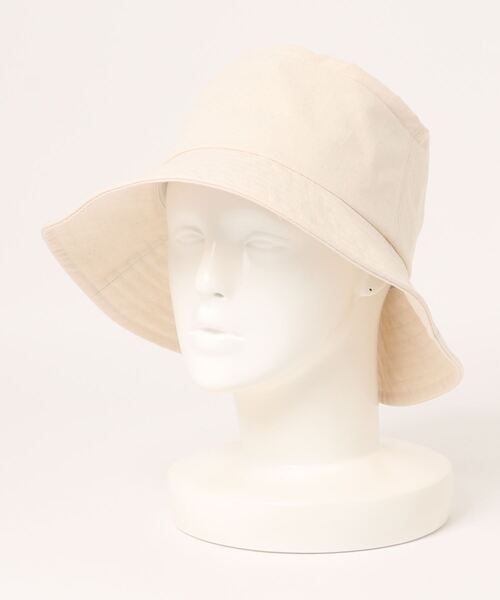 Samansa Mos2（サマンサ モスモス）の「ワイドバケットハット（ハット・レディース・チャコール/キナリ・ﾌﾘ-）」の13枚目の写真