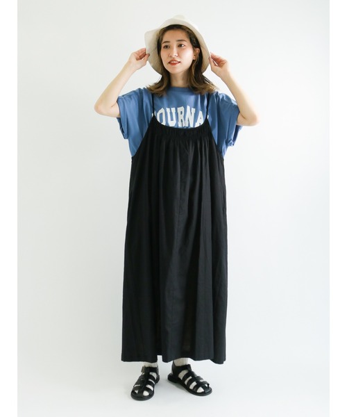 Samansa Mos2（サマンサ モスモス）の「ワイドバケットハット（ハット・レディース・チャコール/キナリ・ﾌﾘ-）」の8枚目の写真