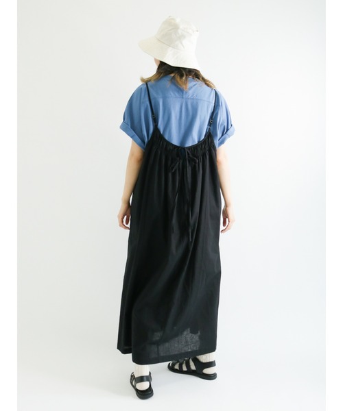 Samansa Mos2（サマンサ モスモス）の「ワイドバケットハット（ハット・レディース・チャコール/キナリ・ﾌﾘ-）」の10枚目の写真