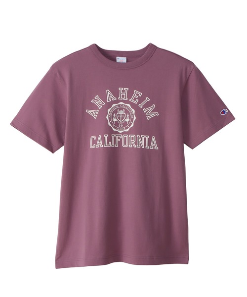 Champion(チャンピオン)の「【Champion/チャンピオン】メンズ ベーシック ショートスリーブTシャツ(Tシャツ/カットソー・メンズ・ホワイト×ブルー/ベージュ系その他3/ブラック/ネイビー/グレー/ホワイト×グレー/ライトグリーン/ピンク系その他・LARGE/MEDIUM/SMALL/X-LARGE)」の8枚目の写真