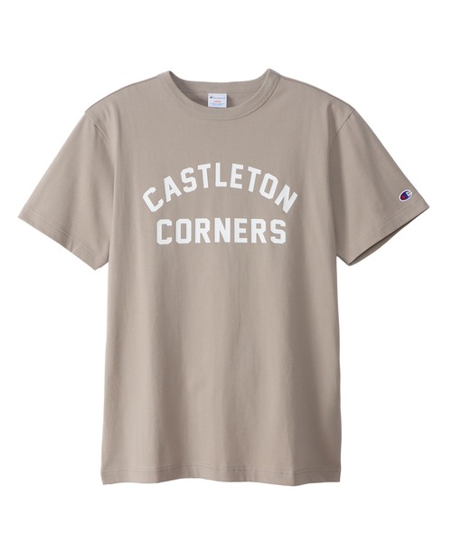 Champion(チャンピオン)の「【Champion/チャンピオン】メンズ ベーシック ショートスリーブTシャツ(Tシャツ/カットソー・メンズ・ホワイト×ブルー/ベージュ系その他3/ブラック/ネイビー/グレー/ホワイト×グレー/ライトグリーン/ピンク系その他・LARGE/MEDIUM/SMALL/X-LARGE)」の5枚目の写真