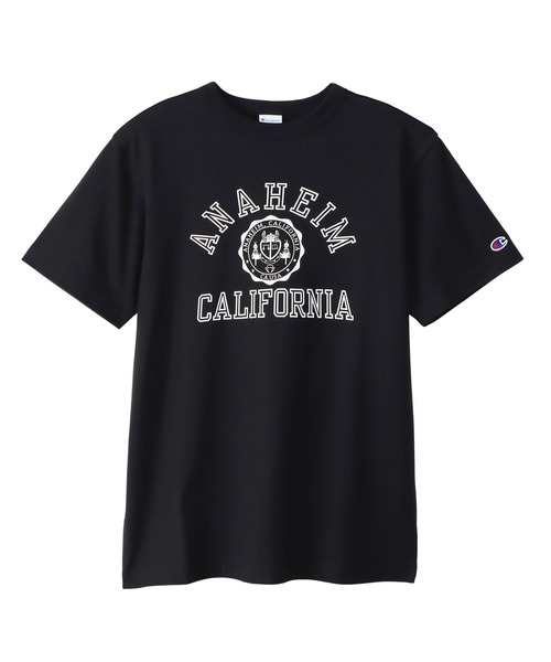 Champion(チャンピオン)の「【Champion/チャンピオン】メンズ ベーシック ショートスリーブTシャツ(Tシャツ/カットソー・メンズ・ホワイト×ブルー/ベージュ系その他3/ブラック/ネイビー/グレー/ホワイト×グレー/ライトグリーン/ピンク系その他・LARGE/MEDIUM/SMALL/X-LARGE)」の4枚目の写真