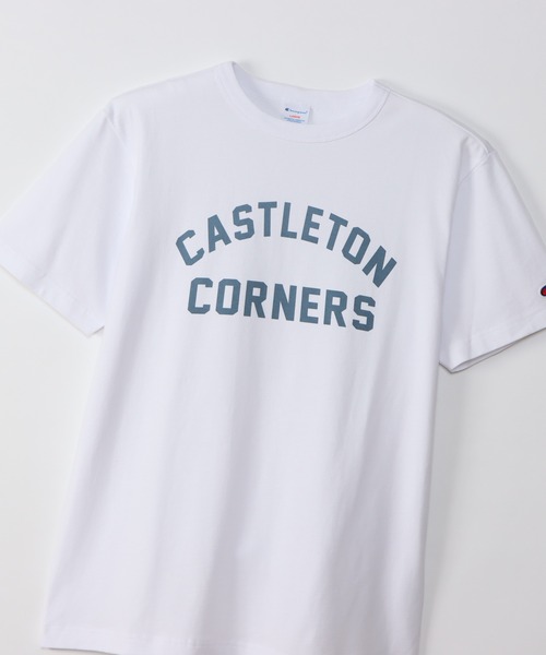 Champion(チャンピオン)の「【Champion/チャンピオン】メンズ ベーシック ショートスリーブTシャツ(Tシャツ/カットソー・メンズ・ホワイト×ブルー/ベージュ系その他3/ブラック/ネイビー/グレー/ホワイト×グレー/ライトグリーン/ピンク系その他・LARGE/MEDIUM/SMALL/X-LARGE)」の12枚目の写真