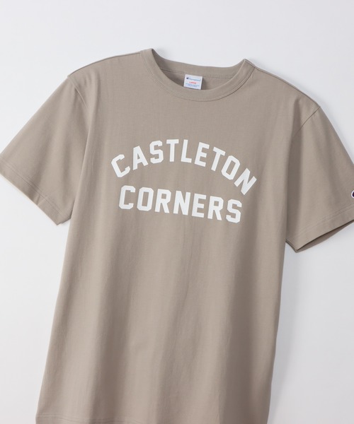 Champion(チャンピオン)の「【Champion/チャンピオン】メンズ ベーシック ショートスリーブTシャツ(Tシャツ/カットソー・メンズ・ホワイト×ブルー/ベージュ系その他3/ブラック/ネイビー/グレー/ホワイト×グレー/ライトグリーン/ピンク系その他・LARGE/MEDIUM/SMALL/X-LARGE)」の21枚目の写真