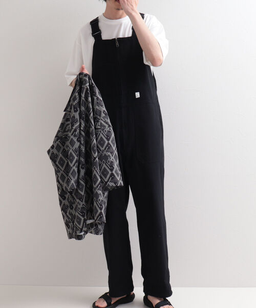GLOSTER（グロスター）の「【WORK ABOUT/ワークアバウト】OVERALLS オーバーオール（サロペット/オーバーオール・メンズ・ブラック/ベージュ/オフホワイト・MEDIUM/LARGE）」の2枚目の写真