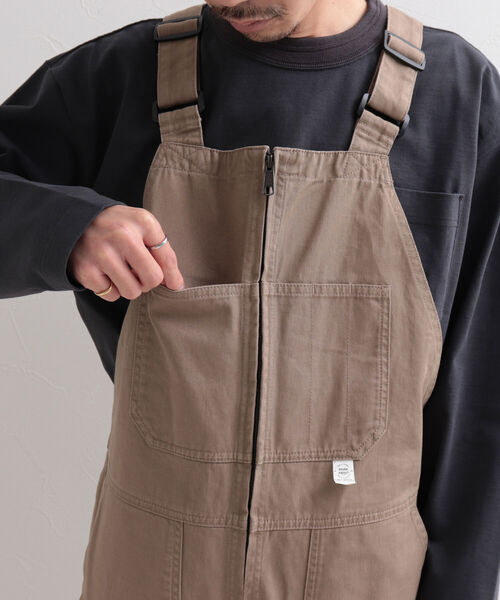 GLOSTER（グロスター）の「【WORK ABOUT/ワークアバウト】OVERALLS オーバーオール（サロペット/オーバーオール・メンズ・ブラック/ベージュ/オフホワイト・MEDIUM/LARGE）」の16枚目の写真