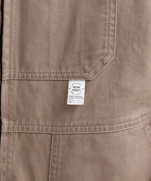 GLOSTER（グロスター）の「【WORK ABOUT/ワークアバウト】OVERALLS オーバーオール（サロペット/オーバーオール・メンズ・ブラック/ベージュ/オフホワイト・MEDIUM/LARGE）」の17枚目の写真