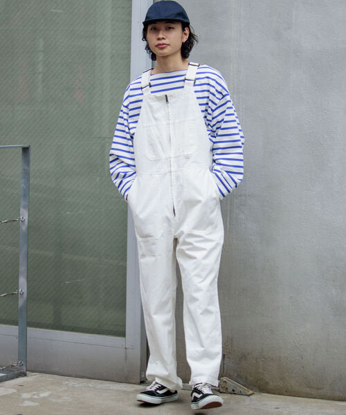 GLOSTER（グロスター）の「【WORK ABOUT/ワークアバウト】OVERALLS オーバーオール（サロペット/オーバーオール・メンズ・ブラック/ベージュ/オフホワイト・MEDIUM/LARGE）」の22枚目の写真