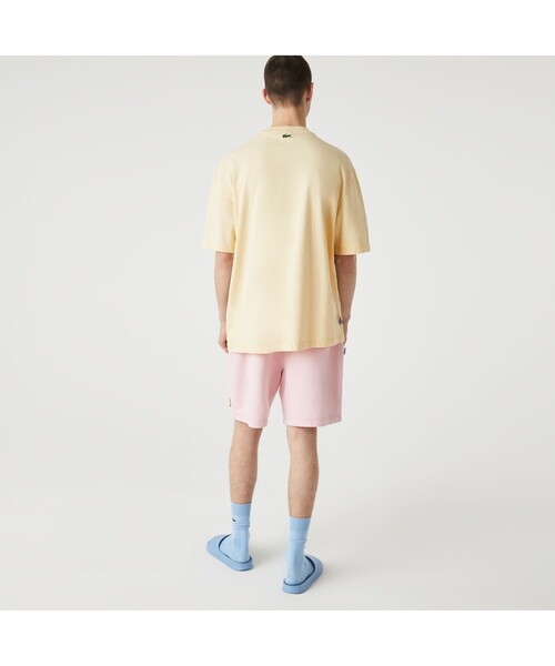 LACOSTE L!VE(ラコステライブ)の「ラコステライブ ハイコントラストヘザーTシャツ(Tシャツ/カットソー・メンズ・ブルー/イエロー・S/M/L/XS)」の7枚目の写真