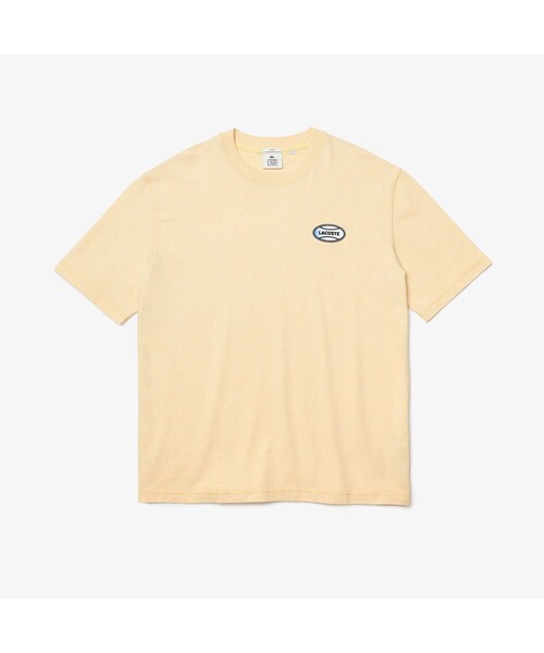 LACOSTE L!VE(ラコステライブ)の「ラコステライブ ハイコントラストヘザーTシャツ(Tシャツ/カットソー・メンズ・ブルー/イエロー・S/M/L/XS)」の5枚目の写真
