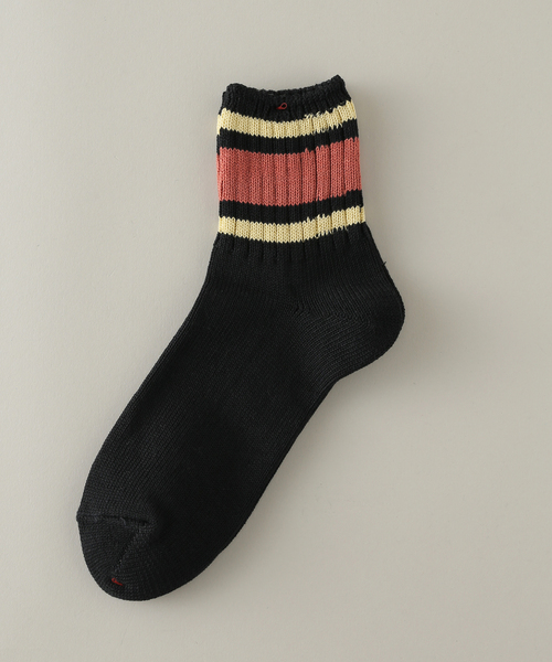 JOURNAL STANDARD（ジャーナルスタンダード）の「アメリブラインクオーター ソックス（ソックス/靴下・メンズ・ブラック/レッド/オレンジ/イエロー・FREE）」の3枚目の写真