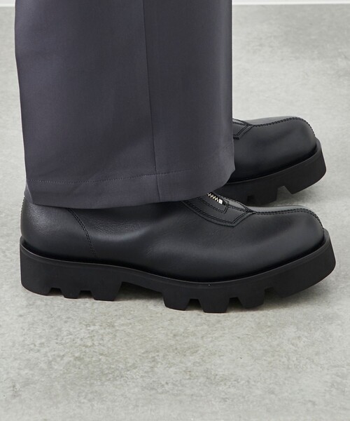 靴 PADRONE CENTER ZIP BOOTS Chunky Sole 42 靴 PADRONE CENTER ZIP BOOTS Chunky Sole 42 CENTER ZIP BOOTS