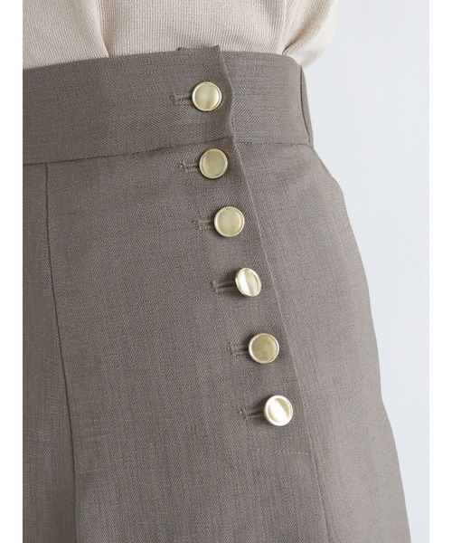 Te chichi(テチチ)の「【貴島明日香コラボ】リネンライクフレアスカート(スカート・レディース・ベージュ/カーキ/イエロー/グリーン・SMALL/MEDIUM)」の16枚目の写真