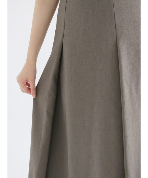 Te chichi(テチチ)の「【貴島明日香コラボ】リネンライクフレアスカート(スカート・レディース・ベージュ/カーキ/イエロー/グリーン・SMALL/MEDIUM)」の17枚目の写真