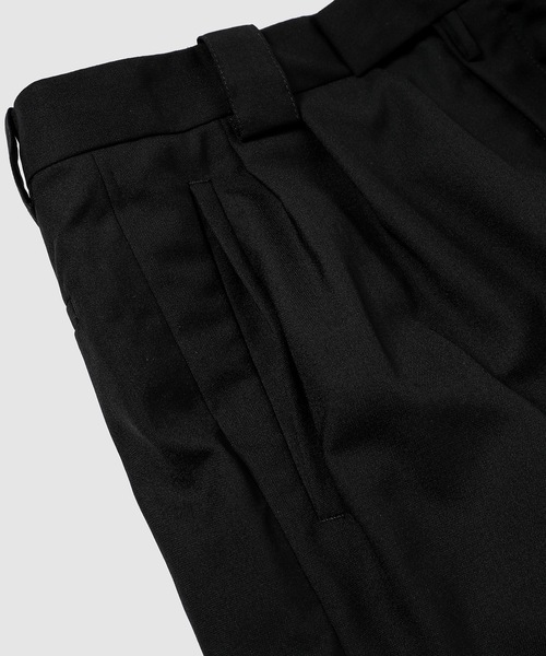 RAF SIMONS(ラフシモンズ)の「Mini skirt made from classic pants with underskirt(スカート・メンズ・ブラック・44/46)」の3枚目の写真