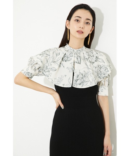 rienda（リエンダ）の「ビッグカラーシャツ（シャツ/ブラウス・レディース・ホワイト/ブラック/ブラウン/マルチ・FREE）」の21枚目の写真