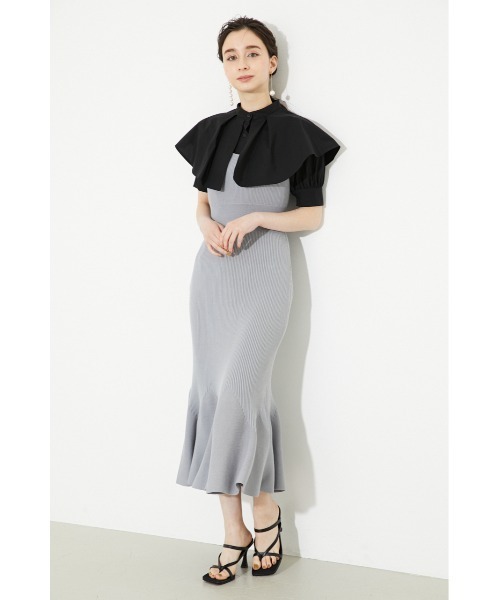 rienda（リエンダ）の「ビッグカラーシャツ（シャツ/ブラウス・レディース・ホワイト/ブラック/ブラウン/マルチ・FREE）」の10枚目の写真