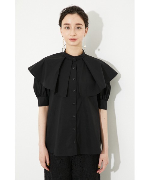 rienda（リエンダ）の「ビッグカラーシャツ（シャツ/ブラウス・レディース・ホワイト/ブラック/ブラウン/マルチ・FREE）」の13枚目の写真