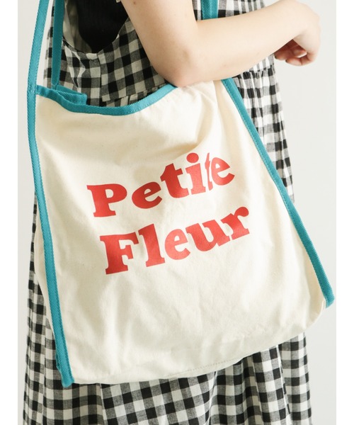 Samansa Mos2（サマンサ モスモス）の「ロゴパイピングトートバッグ（トートバッグ・レディース・キナリ/ピンク・ﾌﾘ-）」の2枚目の写真