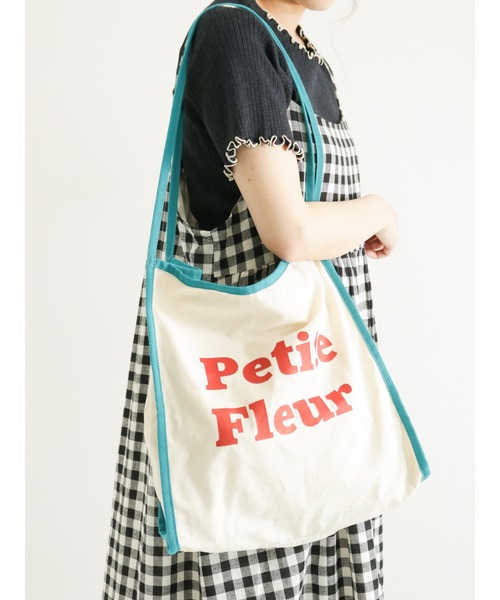 Samansa Mos2（サマンサ モスモス）の「ロゴパイピングトートバッグ（トートバッグ・レディース・キナリ/ピンク・ﾌﾘ-）」の8枚目の写真