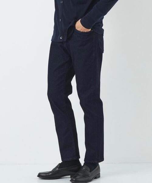 EDWIN（エドウィン）の「【別注】＜EDWIN×green label relaxing＞JERSEYSスリムテーパードパンツ（デニムパンツ・メンズ・ネイビー・S/M/L）」の3枚目の写真