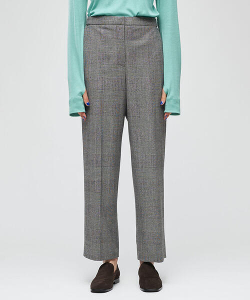 TOMORROWLAND （トゥモローランド）の「■ウールフランネルストレッチ セミワイドパンツ（スラックス・レディース・ブラック系その他/ライトブルー/ホワイト/ベージュ・36/32/34/38）」の7枚目の写真