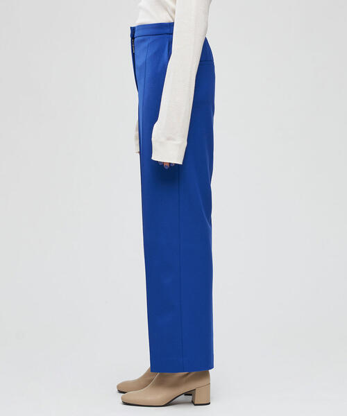 TOMORROWLAND （トゥモローランド）の「■ウールフランネルストレッチ セミワイドパンツ（スラックス・レディース・ブラック系その他/ライトブルー/ホワイト/ベージュ・36/32/34/38）」の10枚目の写真