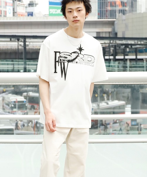 SAD REBORN DOLLS（サッドリボーンドルズ）の「FVVO/フリーワールドオーダー Hawaii TEE 半袖Tシャツ グラフィックＴシャツ（Tシャツ/カットソー・メンズ・ホワイト/ブラック・M/L/XL）」の22枚目の写真