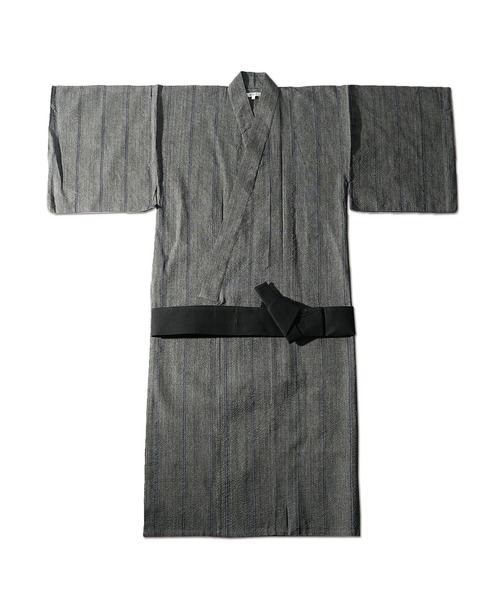 MinoriTY（マイノリティ）の「浴衣 腰帯 巾着 扇子 下駄【5点セット】夏服（浴衣・メンズ・ブラック/ネイビー/ブラック系その他/グレー系その他/ネイビー系・L/M）」の21枚目の写真