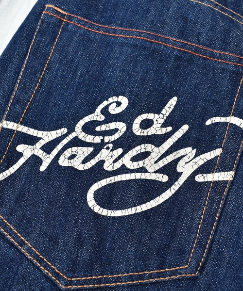 Ed Hardy（エドハーディー）の「【ヴィンテージ古着】Y2K Ed Hardy / エド・ハーディー デニムショーツ（デニムパンツ・メンズ・ブルー・36）」の7枚目の写真